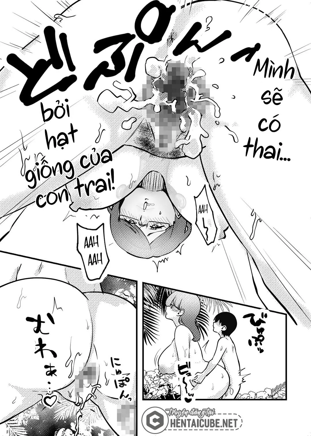 HentaiVN.net - Ảnh 28 - Mẹ và con trai dạt vào hoang đảo [Mama to Musuko ga Mujintou de Love Love Sex suru Hanashi | A Story of a Mom and Her Son's Lovemaking on a Uninhabited Island] - Oneshot