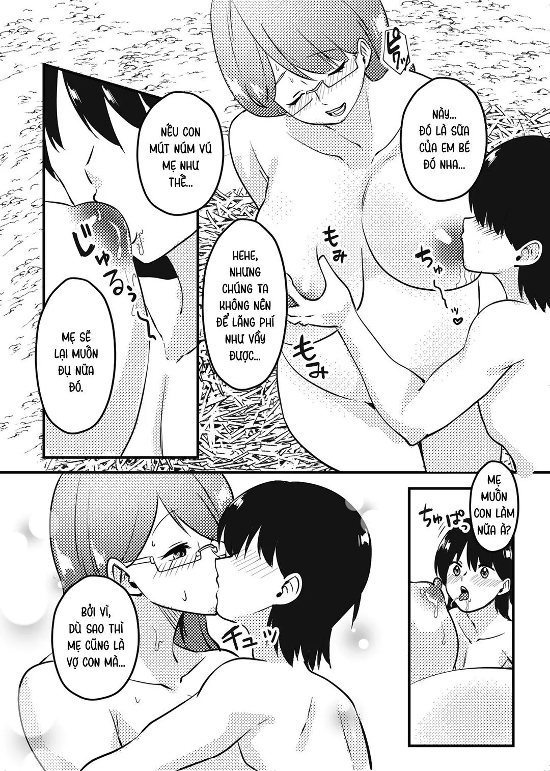 HentaiVN.net - Ảnh 34 - Mẹ và con trai dạt vào hoang đảo [Mama to Musuko ga Mujintou de Love Love Sex suru Hanashi | A Story of a Mom and Her Son's Lovemaking on a Uninhabited Island] - Oneshot