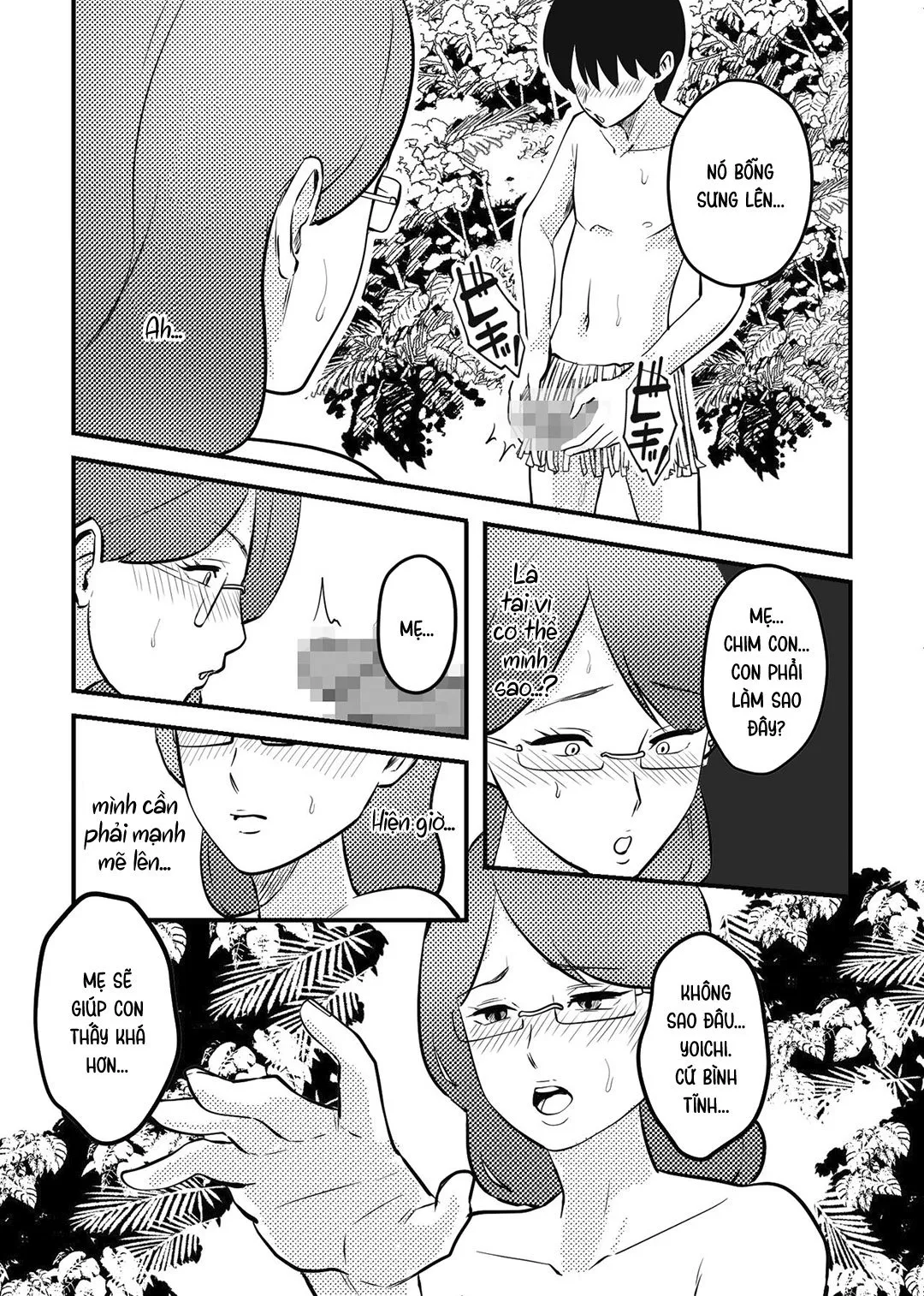 HentaiVN.net - Ảnh 7 - Mẹ và con trai dạt vào hoang đảo [Mama to Musuko ga Mujintou de Love Love Sex suru Hanashi | A Story of a Mom and Her Son's Lovemaking on a Uninhabited Island] - Oneshot