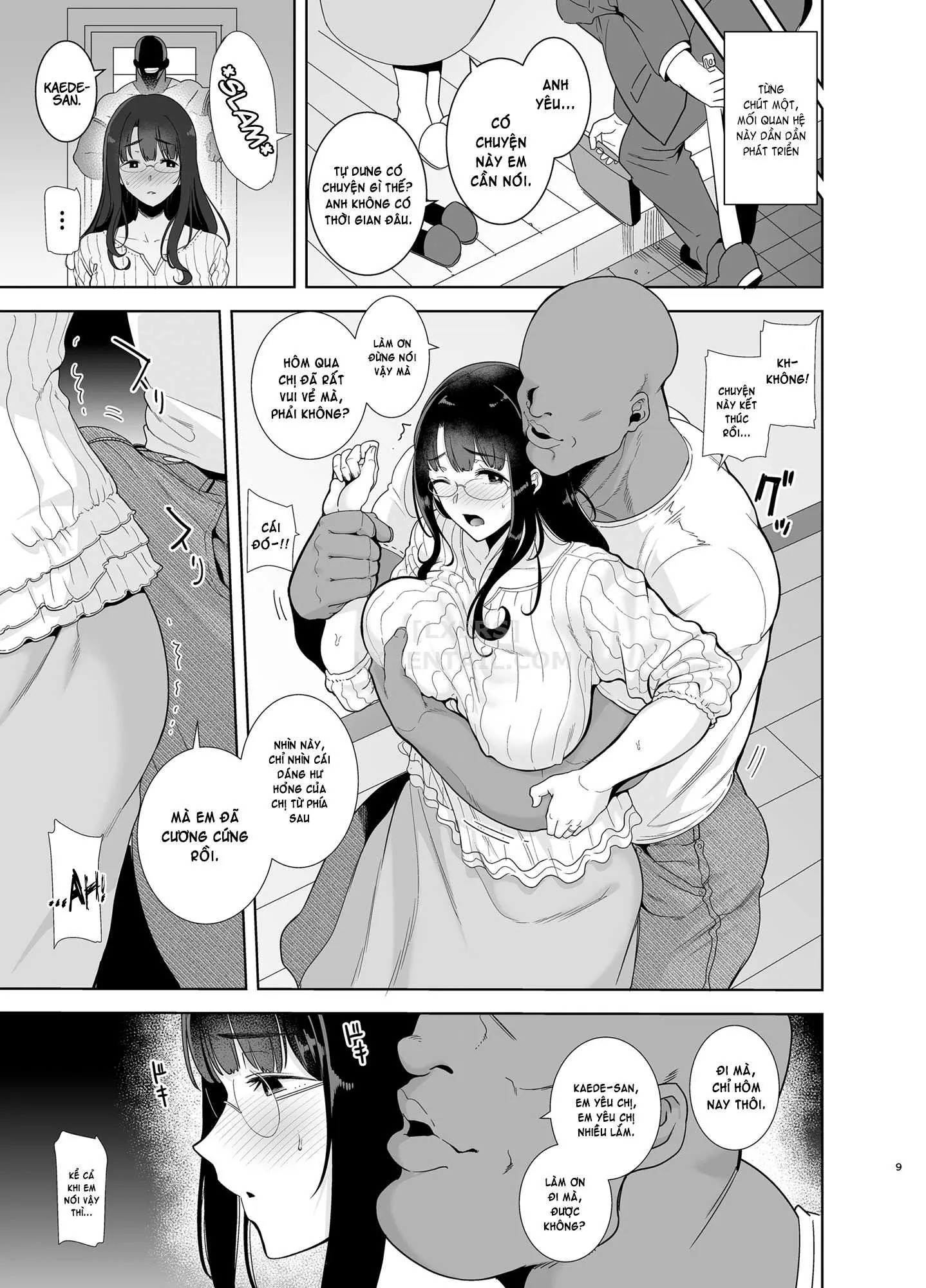 HentaiVN.net - Ảnh 12 - Wild-shiki Nihonjin Tsuma no Netorikata Sono [Wild Chronicles - Darkest Desire; Wild Method - How to Steal a Japanese Housewife] - Chap 1 - Có che