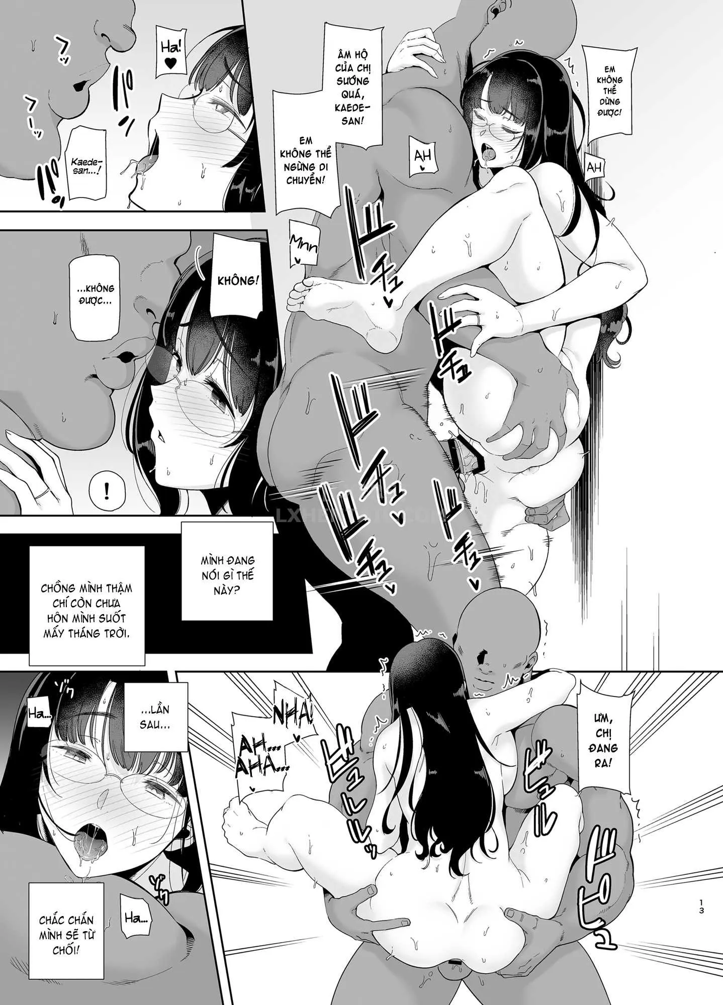 HentaiVN.net - Ảnh 16 - Wild-shiki Nihonjin Tsuma no Netorikata Sono [Wild Chronicles - Darkest Desire; Wild Method - How to Steal a Japanese Housewife] - Chap 1 - Có che