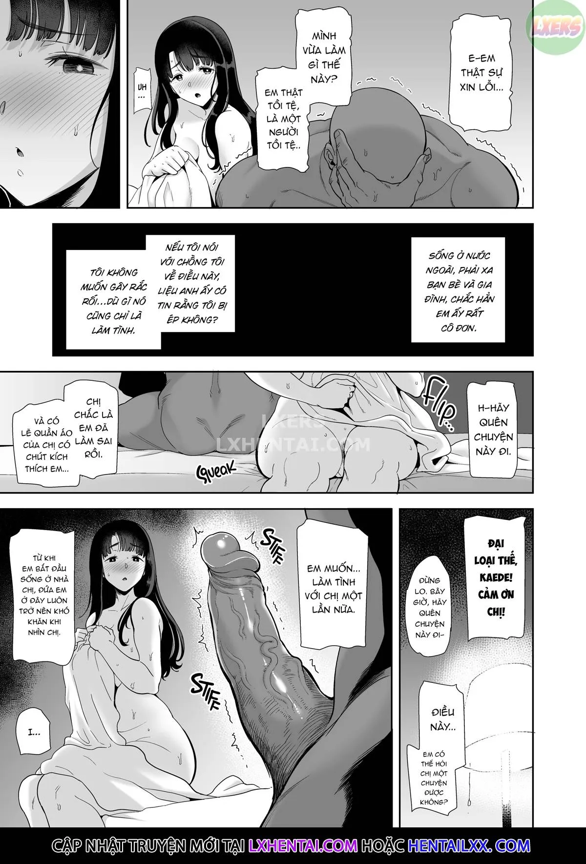 HentaiVN.net - Ảnh 9 - Wild-shiki Nihonjin Tsuma no Netorikata Sono [Wild Chronicles - Darkest Desire; Wild Method - How to Steal a Japanese Housewife] - Chap 1 - Không che