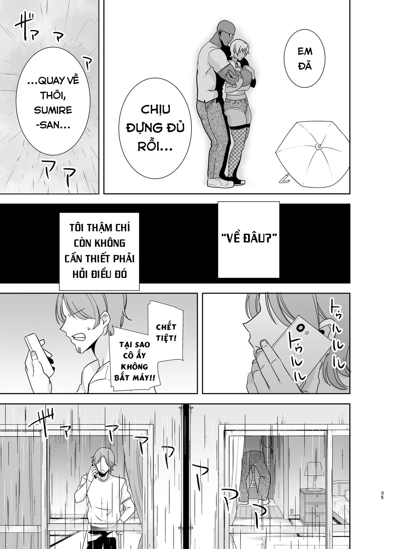 HentaiVN.net - Ảnh 27 - Wild-shiki Nihonjin Tsuma no Netorikata Sono [Wild Chronicles - Darkest Desire; Wild Method - How to Steal a Japanese Housewife] - Chap 2 - Có che