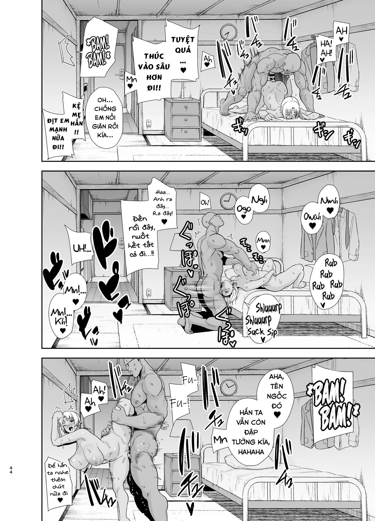 HentaiVN.net - Ảnh 33 - Wild-shiki Nihonjin Tsuma no Netorikata Sono [Wild Chronicles - Darkest Desire; Wild Method - How to Steal a Japanese Housewife] - Chap 2 - Có che