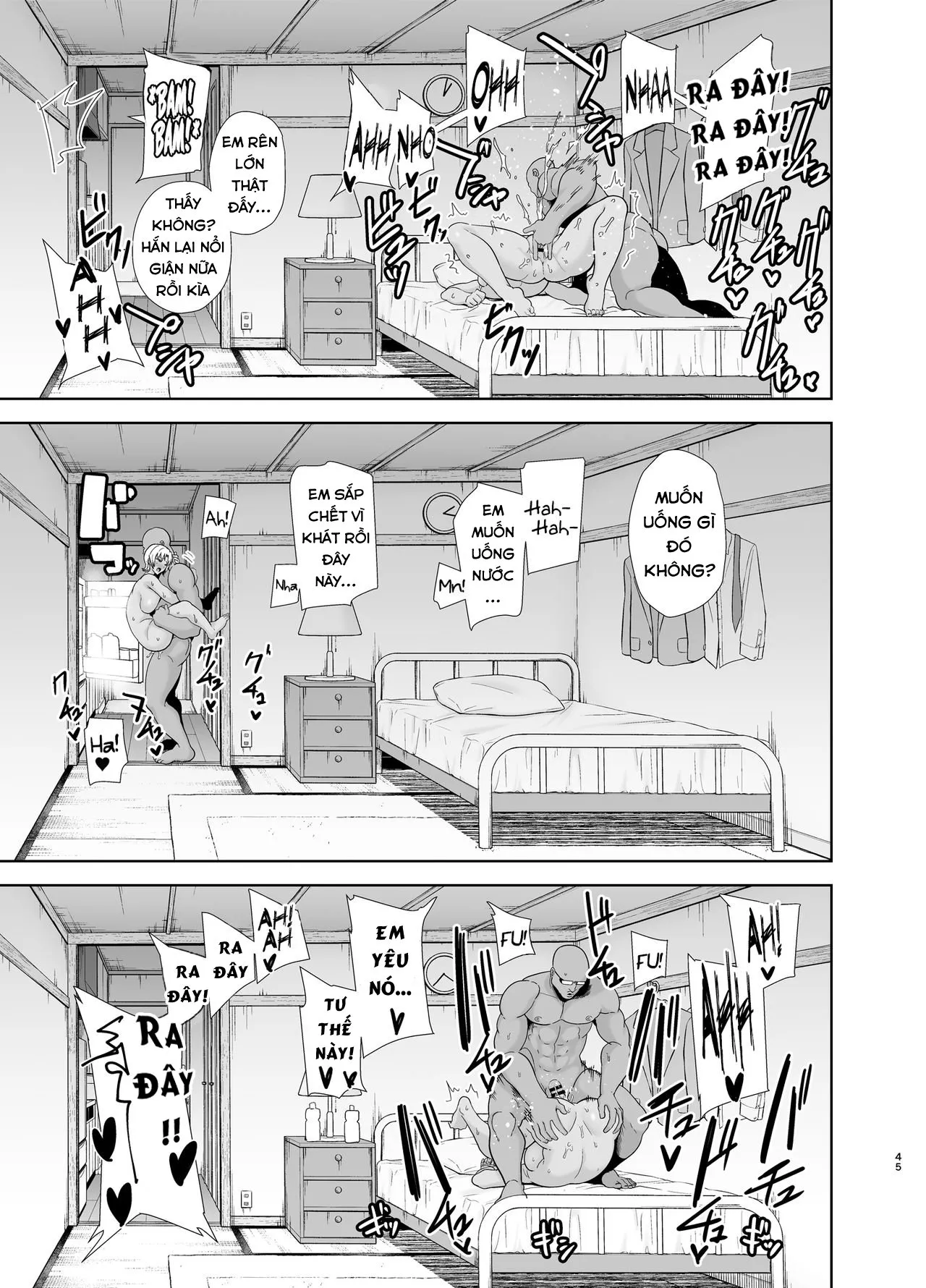 HentaiVN.net - Ảnh 34 - Wild-shiki Nihonjin Tsuma no Netorikata Sono [Wild Chronicles - Darkest Desire; Wild Method - How to Steal a Japanese Housewife] - Chap 2 - Có che