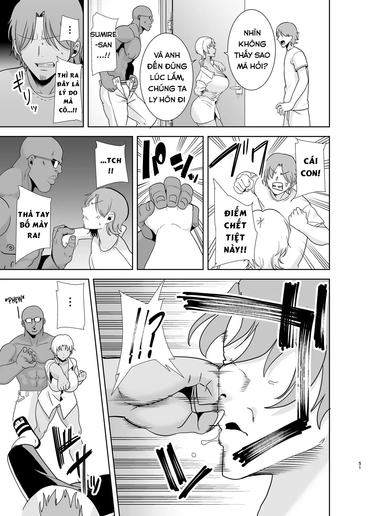 HentaiVN.net - Ảnh 40 - Wild-shiki Nihonjin Tsuma no Netorikata Sono [Wild Chronicles - Darkest Desire; Wild Method - How to Steal a Japanese Housewife] - Chap 2 - Có che
