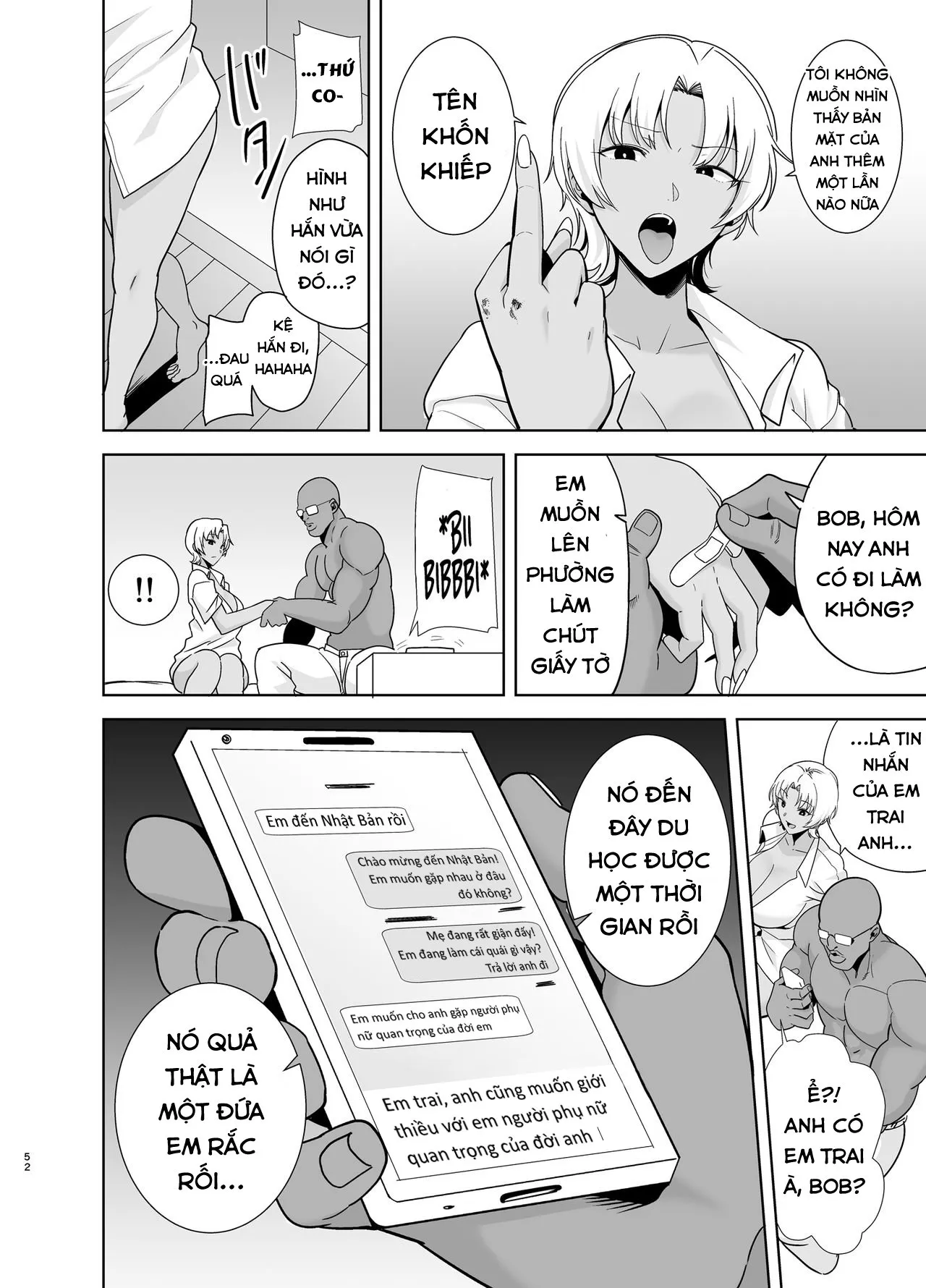 HentaiVN.net - Ảnh 41 - Wild-shiki Nihonjin Tsuma no Netorikata Sono [Wild Chronicles - Darkest Desire; Wild Method - How to Steal a Japanese Housewife] - Chap 2 - Có che