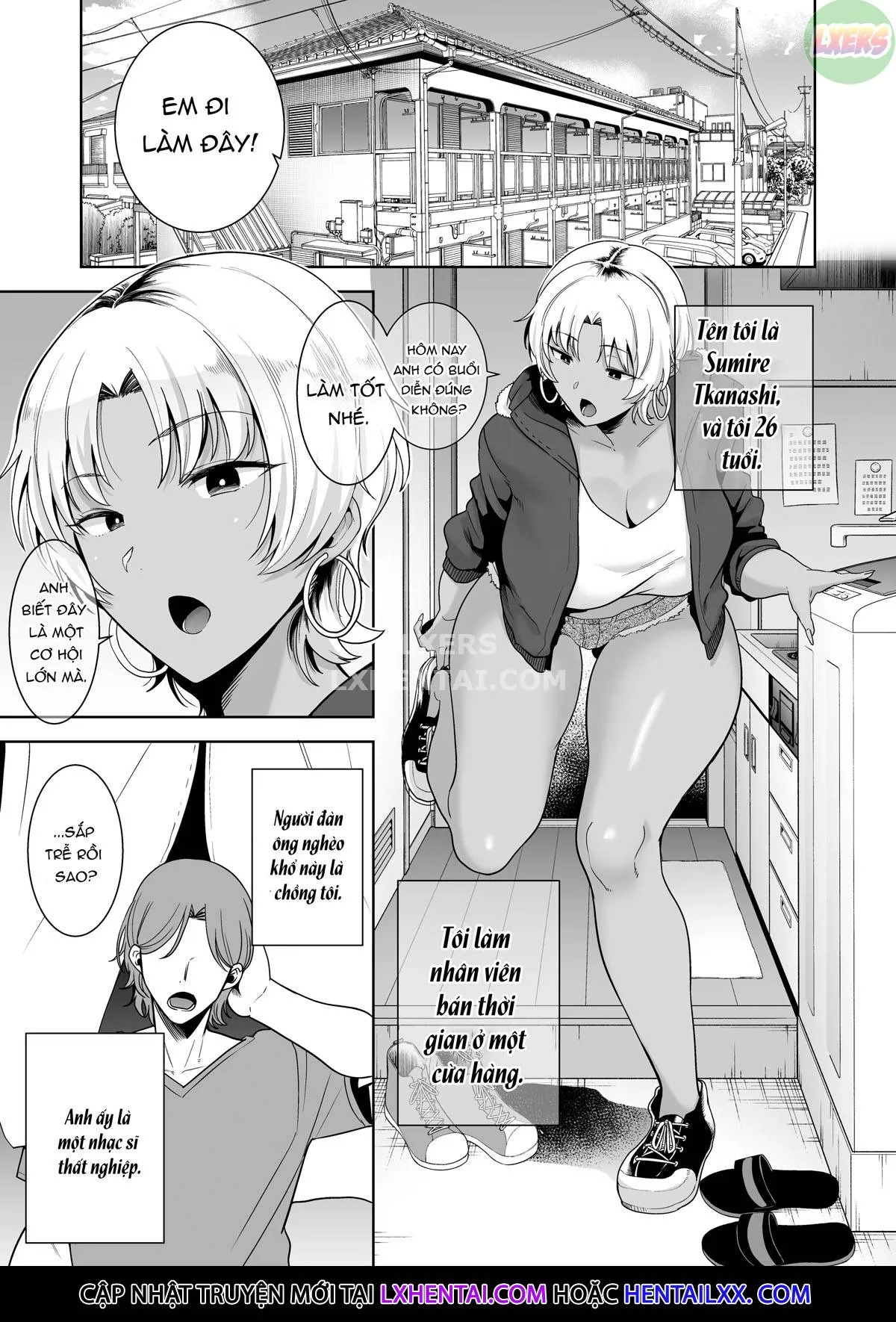 HentaiVN.net - Ảnh 5 - Wild-shiki Nihonjin Tsuma no Netorikata Sono [Wild Chronicles - Darkest Desire; Wild Method - How to Steal a Japanese Housewife] - Chap 2 - Không che