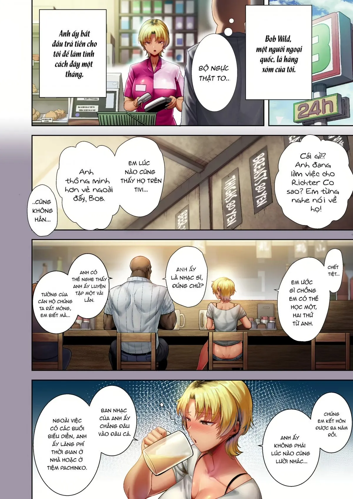 HentaiVN.net - Ảnh 13 - Wild-shiki Nihonjin Tsuma no Netorikata Sono [Wild Chronicles - Darkest Desire; Wild Method - How to Steal a Japanese Housewife] - Chap 2 - Có màu