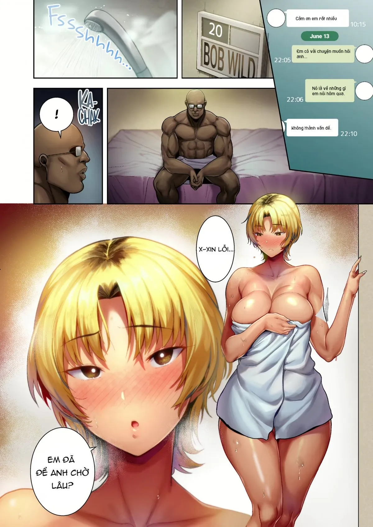 HentaiVN.net - Ảnh 17 - Wild-shiki Nihonjin Tsuma no Netorikata Sono [Wild Chronicles - Darkest Desire; Wild Method - How to Steal a Japanese Housewife] - Chap 2 - Có màu