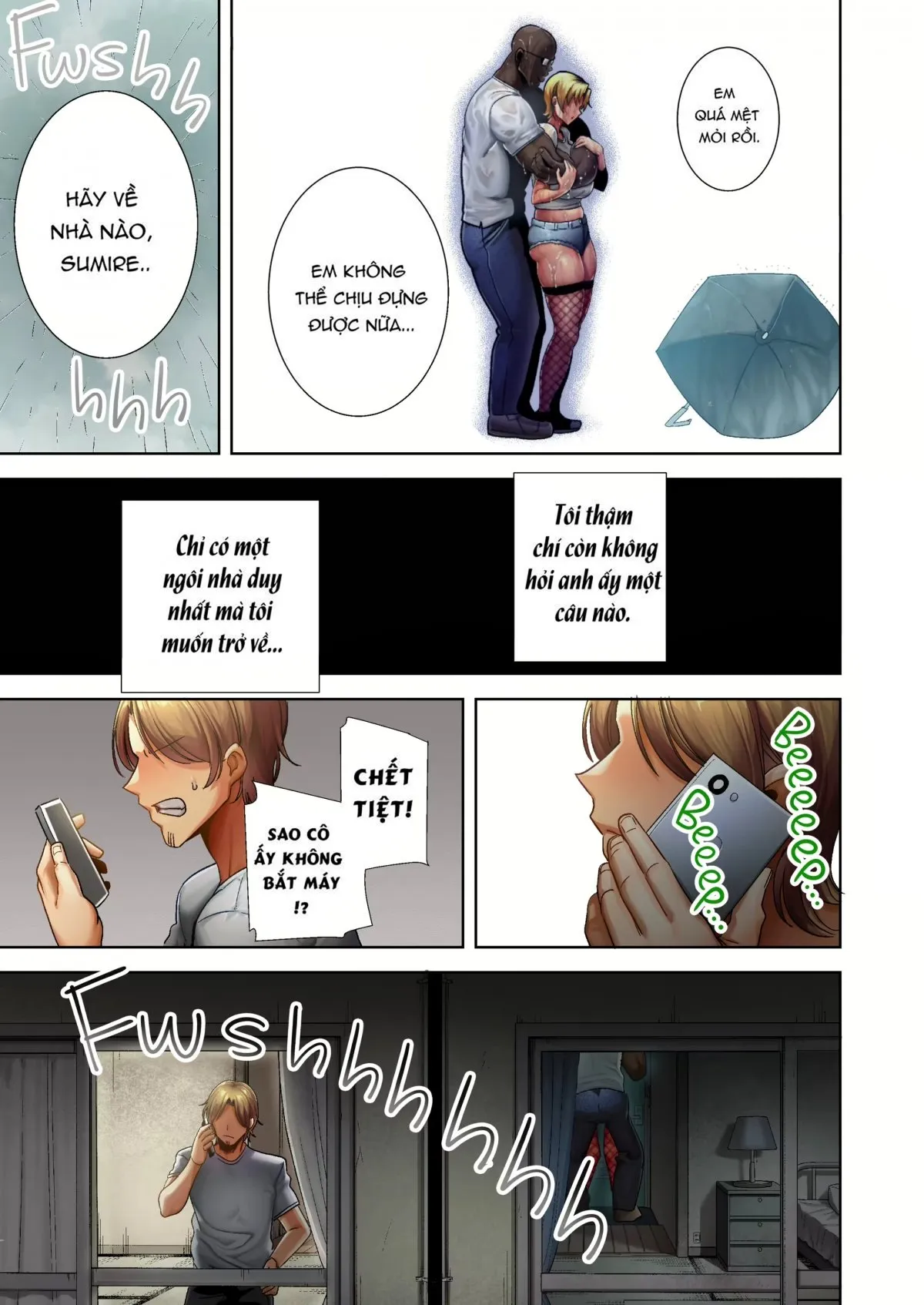 HentaiVN.net - Ảnh 36 - Wild-shiki Nihonjin Tsuma no Netorikata Sono [Wild Chronicles - Darkest Desire; Wild Method - How to Steal a Japanese Housewife] - Chap 2 - Có màu