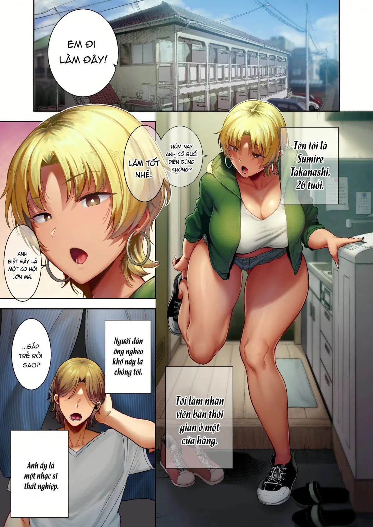 HentaiVN.net - Ảnh 4 - Wild-shiki Nihonjin Tsuma no Netorikata Sono [Wild Chronicles - Darkest Desire; Wild Method - How to Steal a Japanese Housewife] - Chap 2 - Có màu