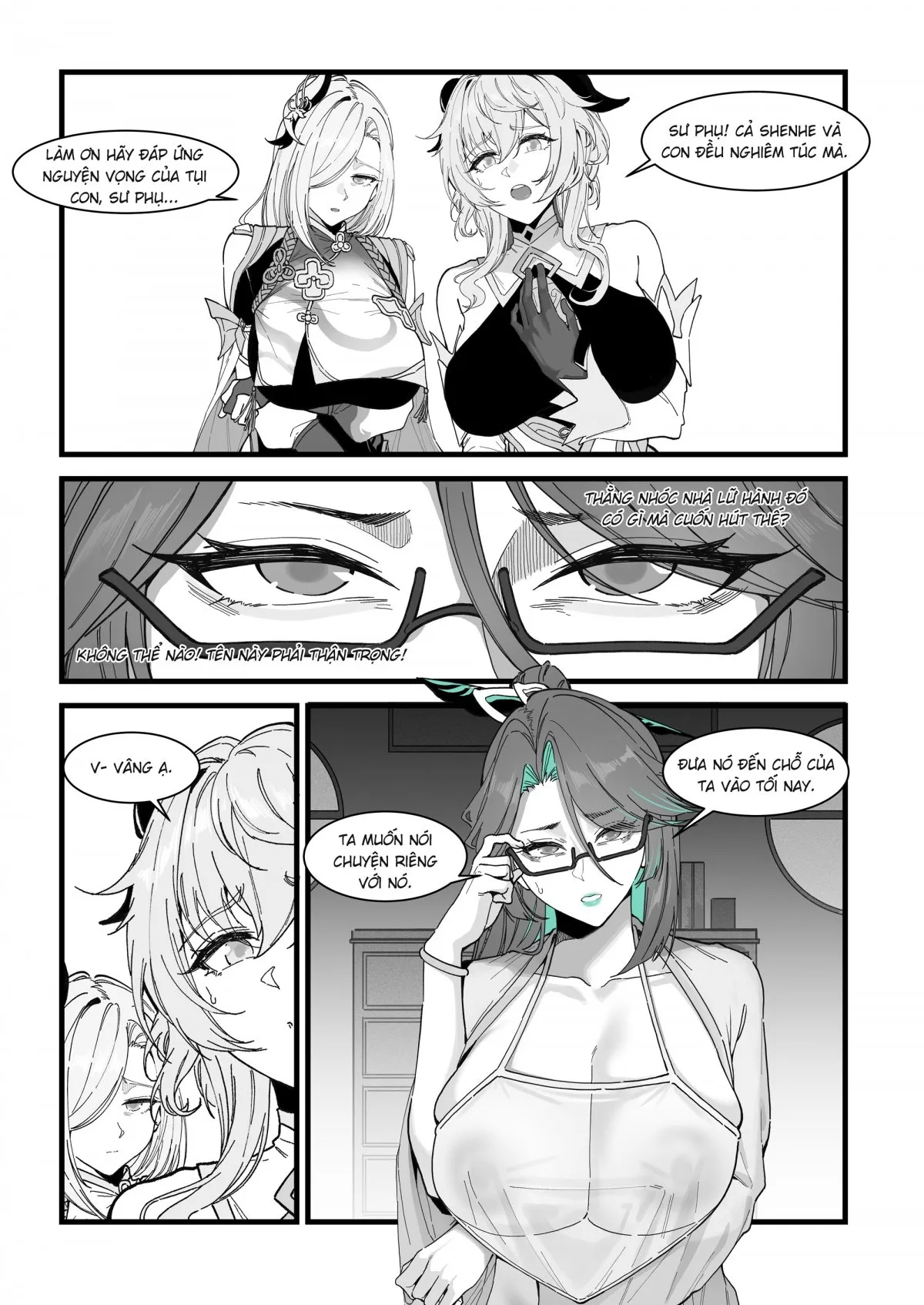 HentaiVN.net - Ảnh 8 - Bài kiểm tra của Lưu Vân [Cloud Retainer：A test for Aether] - Oneshot