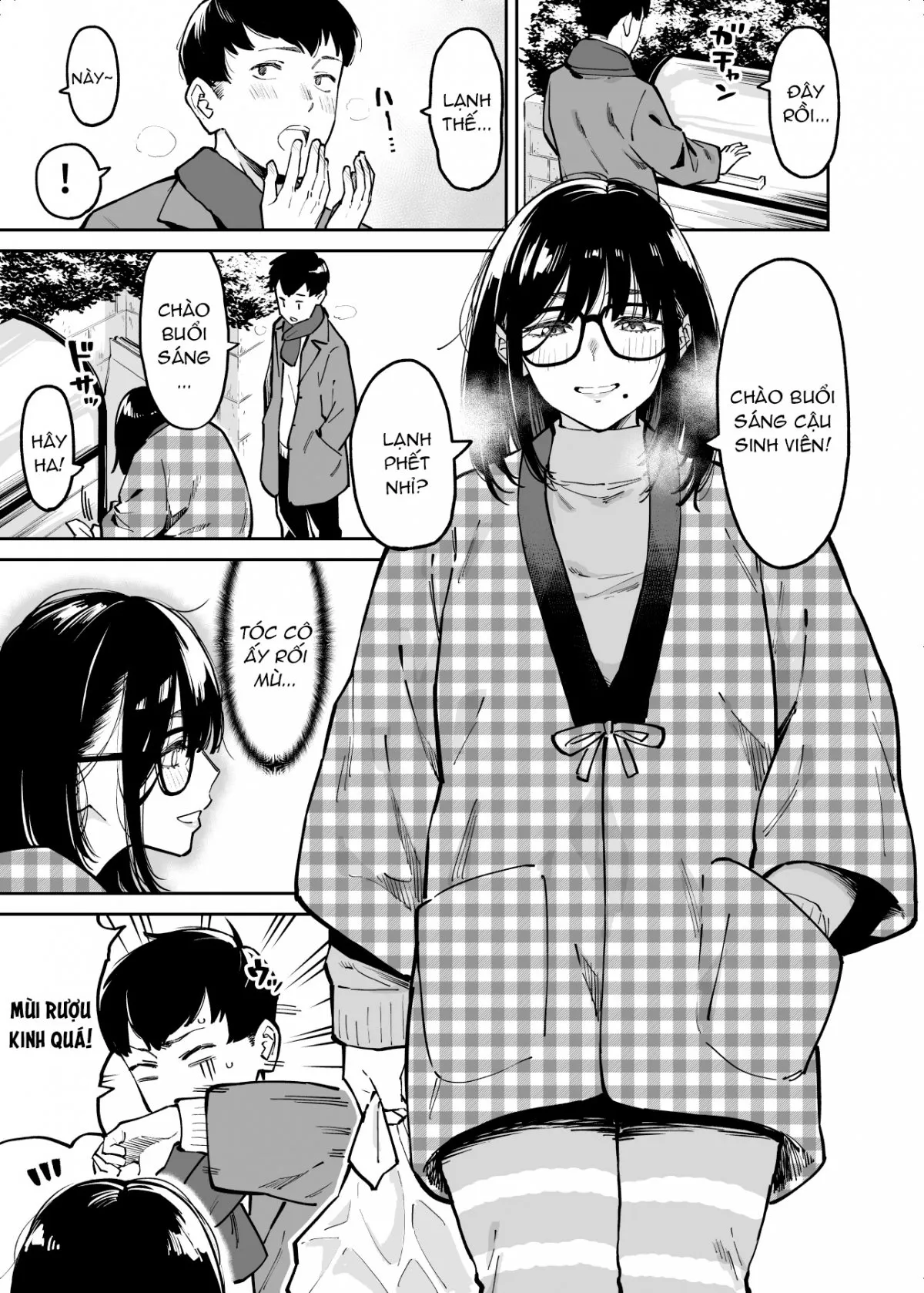 HentaiVN.net - Ảnh 6 - An ủi bởi cô hàng xóm nhếch nhác [Otonari no Darashina Onee-san ni Nagusamerareru Hanashi] - Tranh thủ