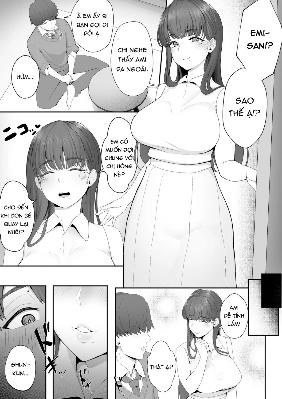 HentaiVN.net - Ảnh 19 - Kanojo no Onee-san ni Otosareru [I Was Seduced by My Girlfriend’s Sister] - Oneshot
