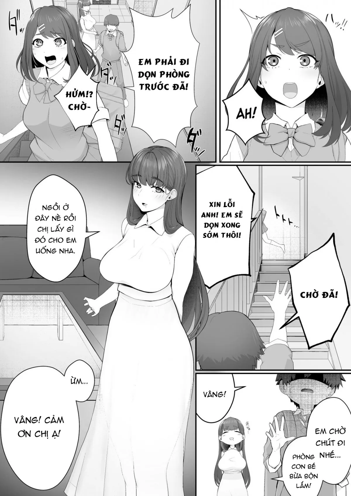 HentaiVN.net - Ảnh 5 - Kanojo no Onee-san ni Otosareru [I Was Seduced by My Girlfriend’s Sister] - Oneshot