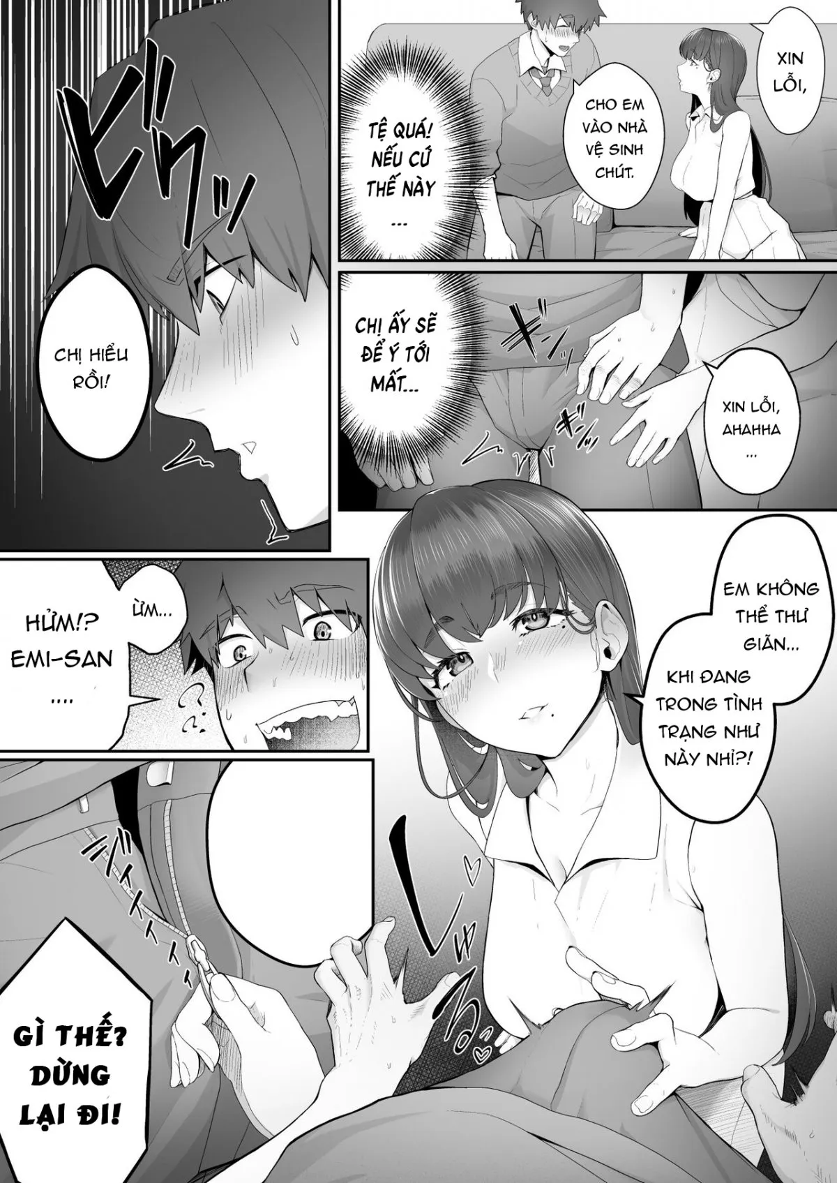 HentaiVN.net - Ảnh 8 - Kanojo no Onee-san ni Otosareru [I Was Seduced by My Girlfriend’s Sister] - Oneshot
