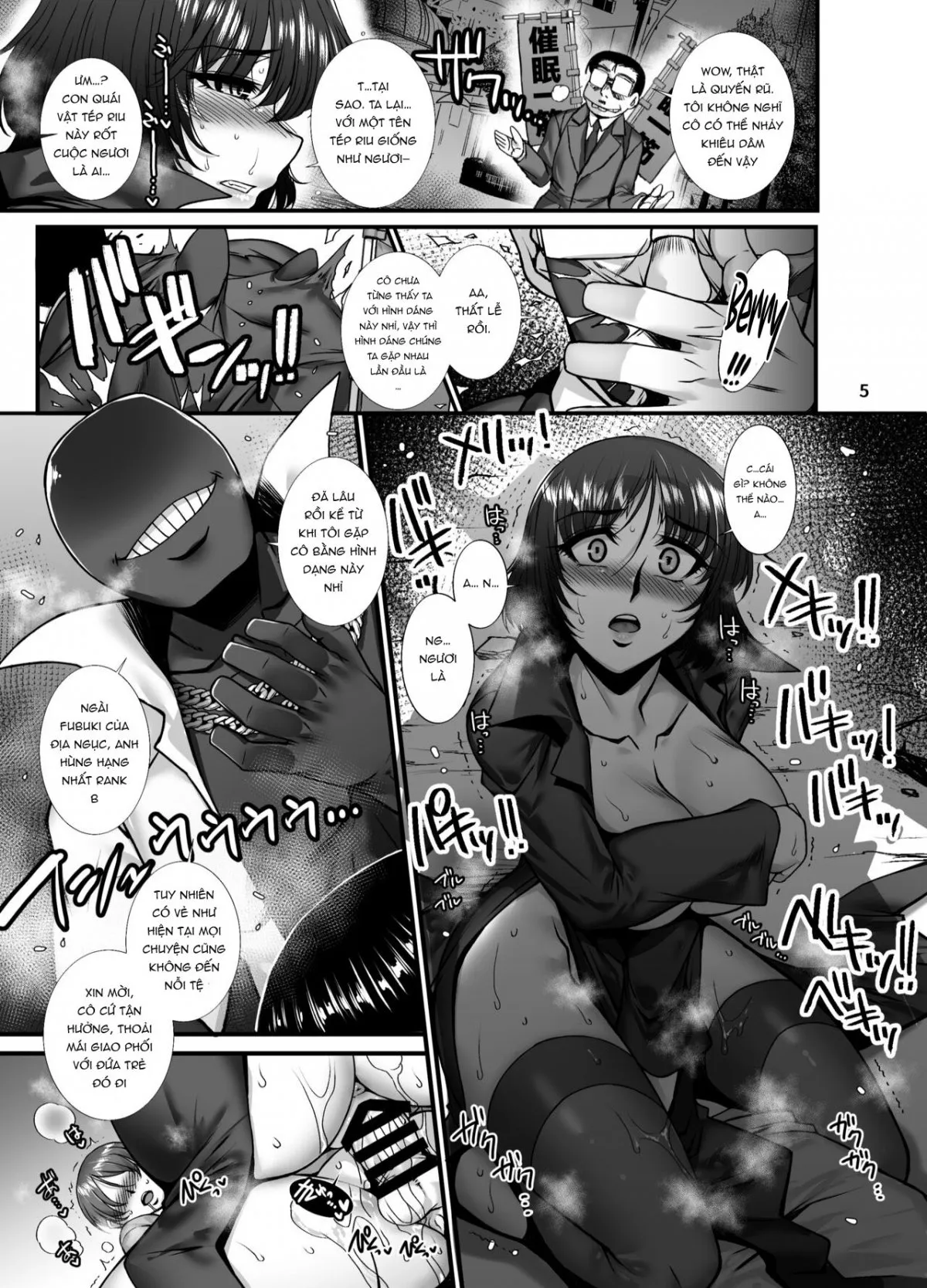 HentaiVN.net - Ảnh 5 - Fubuki Ranshin Kouhen ...B-kyuu 1-i Hero ga Dosukebe Saimin nanka ni Makeru hazu ga - Oneshot