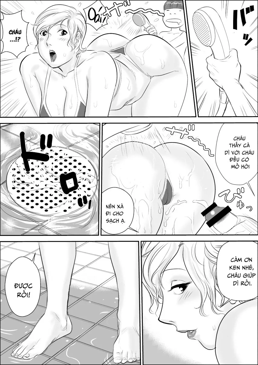 HentaiVN.net - Ảnh 14 - Boku to Oba-san no AmaAma Natsuyasumi - Oneshot