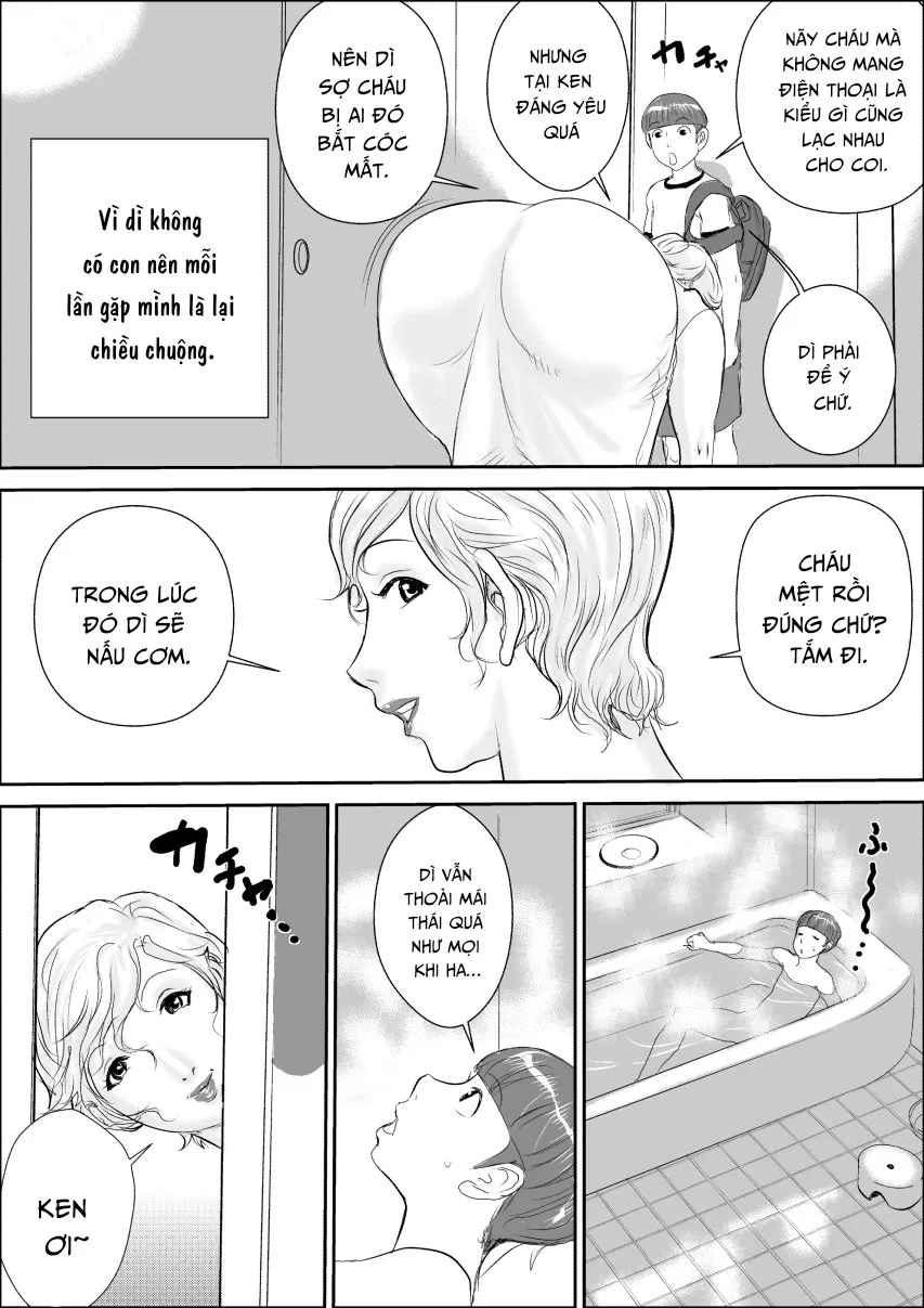 HentaiVN.net - Ảnh 4 - Boku to Oba-san no AmaAma Natsuyasumi - Oneshot