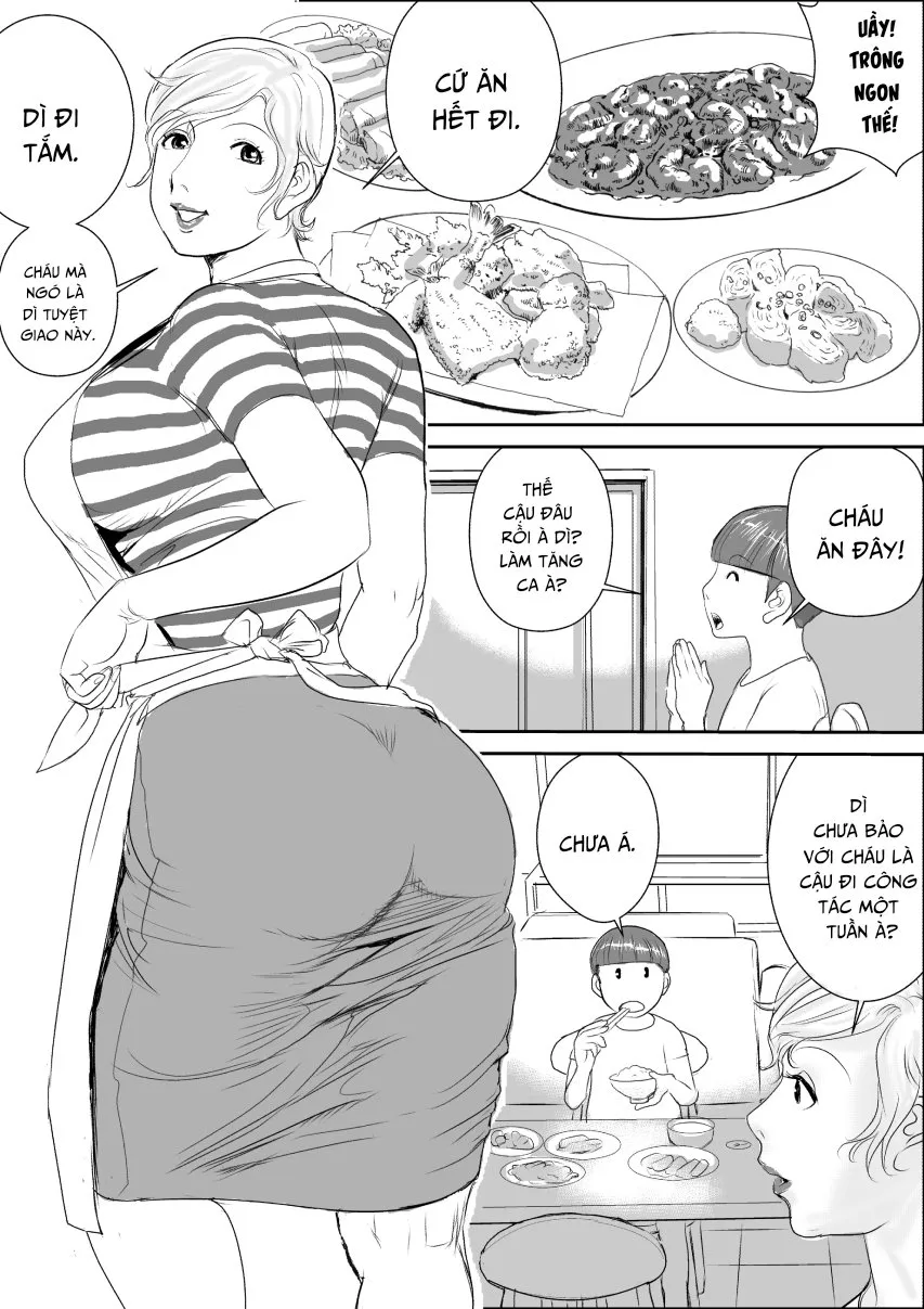 HentaiVN.net - Ảnh 7 - Boku to Oba-san no AmaAma Natsuyasumi - Oneshot