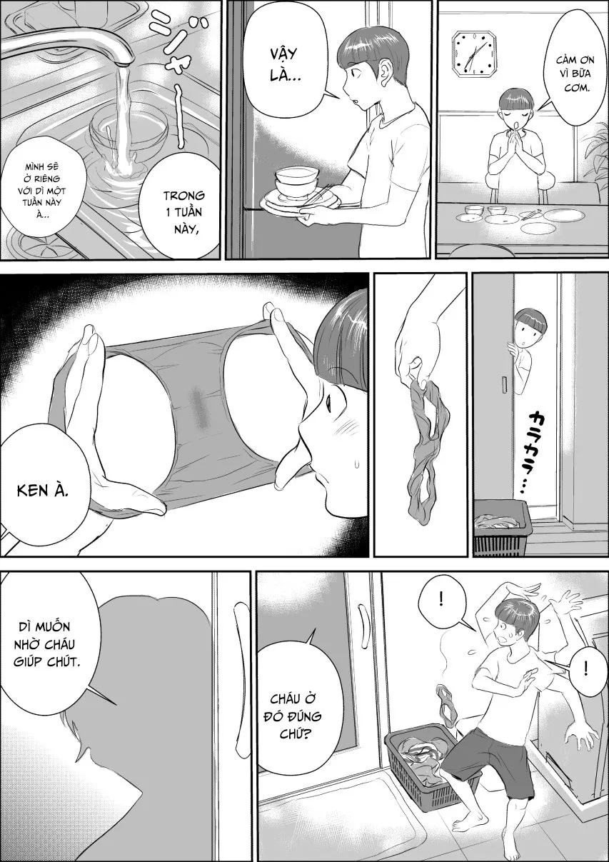 HentaiVN.net - Ảnh 8 - Boku to Oba-san no AmaAma Natsuyasumi - Oneshot