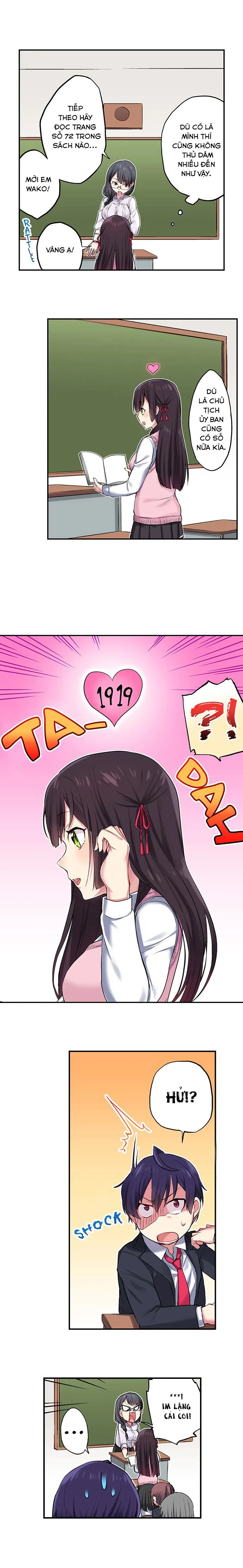 HentaiVN.net - Ảnh 7 - Tôi Có Thể Thấy Số Lần Mà Họ Đã Lên Đỉnh! [Committee Chairman, Didn't You Just Masturbate In the Bathroom? I Can See the Number of Times People Orgasm] - Chap 1: Nữ Thần Ishtar Và Năng Lực Mới!