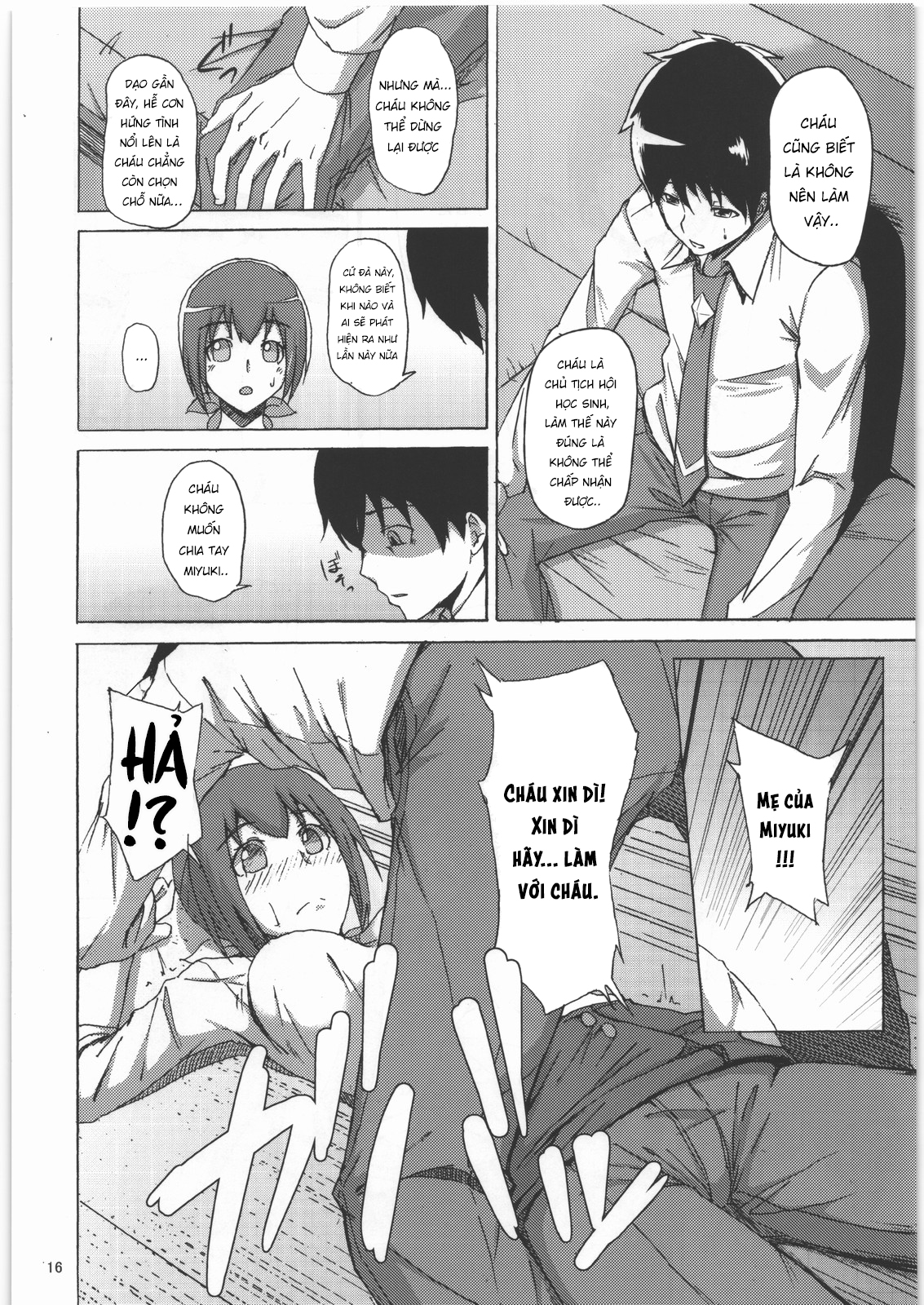 HentaiVN.net - Ảnh 14 - Mẹ Ikuyo bị NTR bởi chủ tịch hội học sinh - Oneshot
