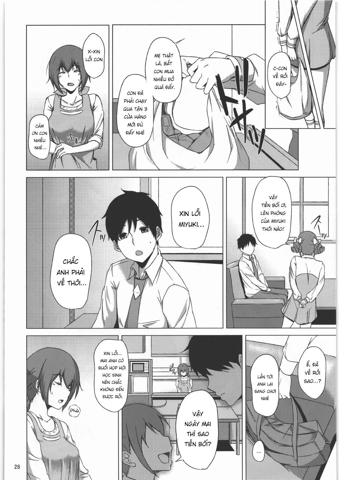 HentaiVN.net - Ảnh 26 - Mẹ Ikuyo bị NTR bởi chủ tịch hội học sinh - Oneshot