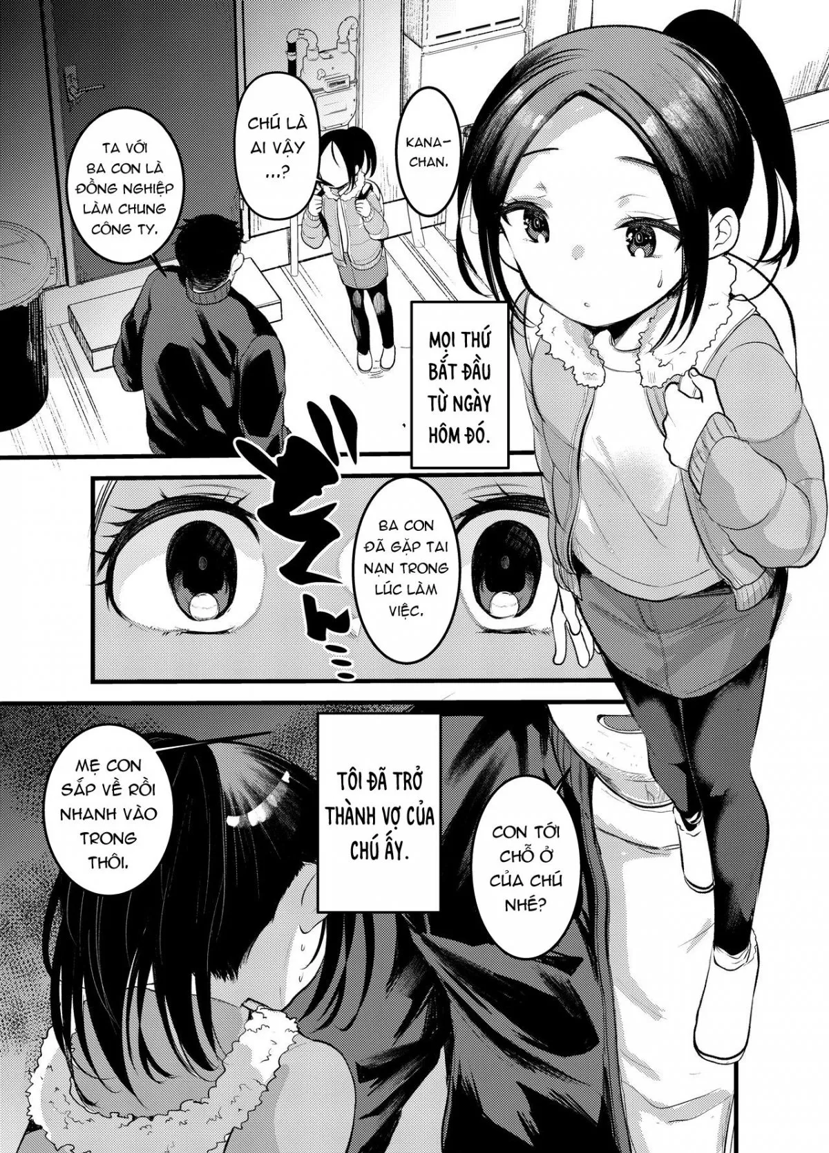 HentaiVN.net - Ảnh 3 - Mình là đồ chơi chú ấy. [Watashi wa Oji-san no Omocha ; I Am His Toy] - Oneshot