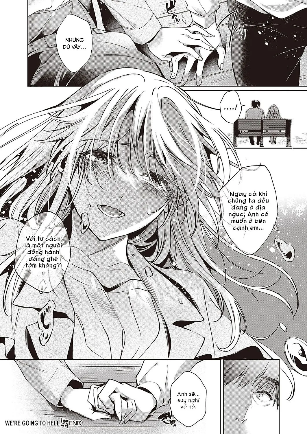 HentaiVN.net - Ảnh 38 - Chúng ta cùng bước vào địa ngục nhé [Goku ni Kudaru] - Oneshot