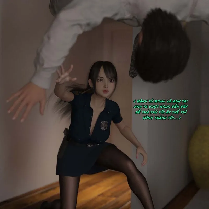 HentaiVN.net - Ảnh 14 - Đội nữ cảnh sát tất đen - Chap 1