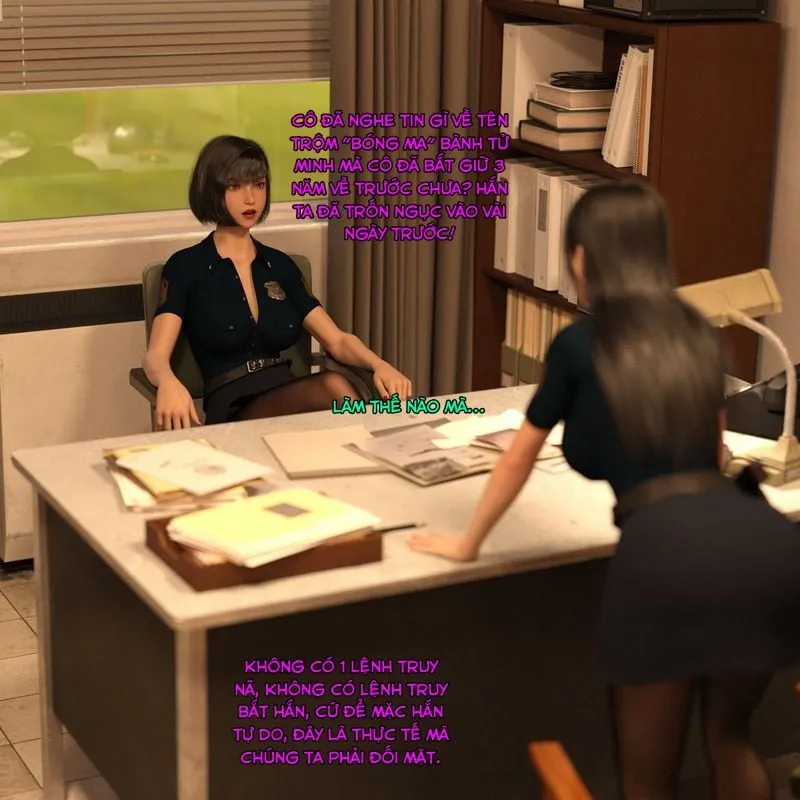 HentaiVN.net - Ảnh 6 - Đội nữ cảnh sát tất đen - Chap 1