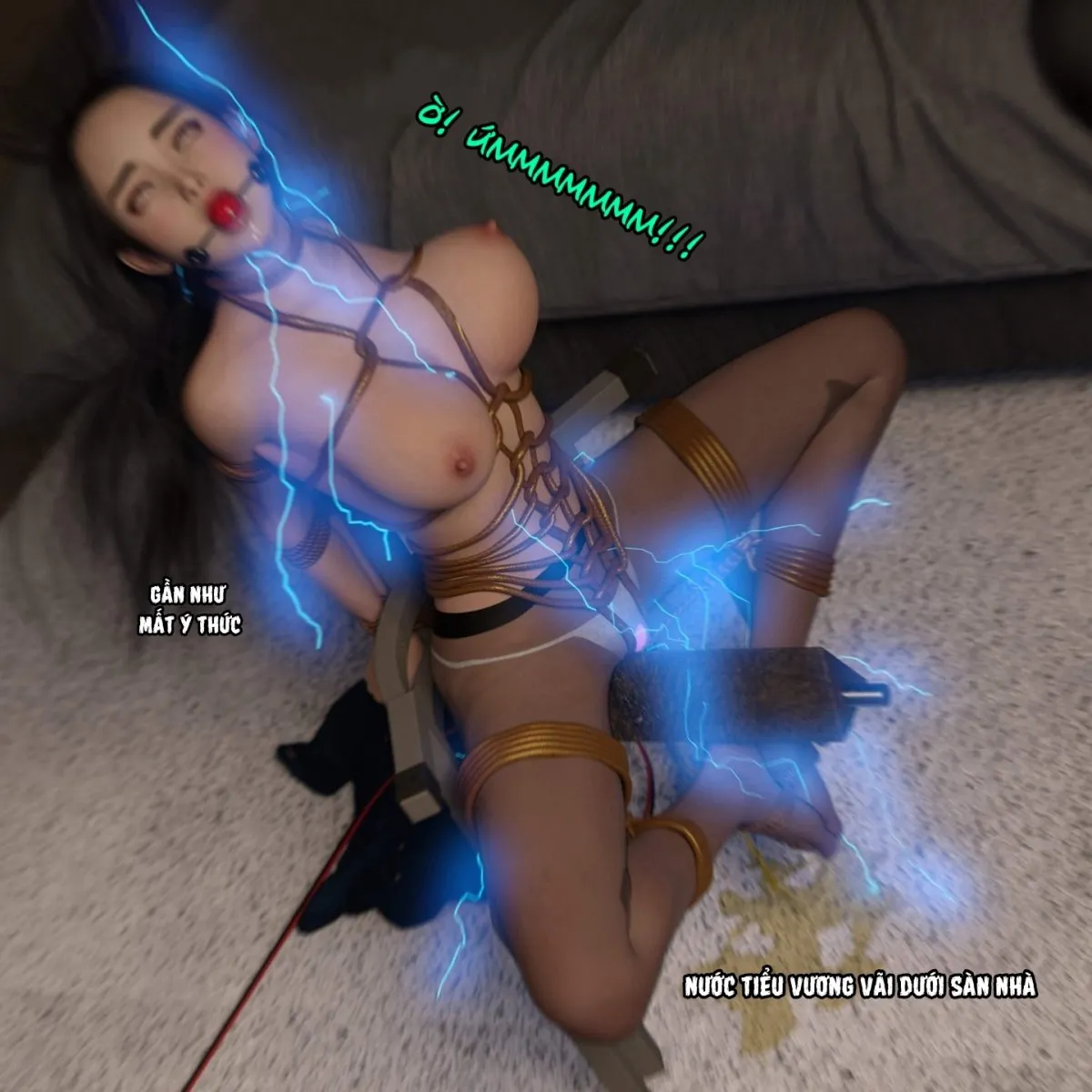 HentaiVN.net - Ảnh 21 - Đội nữ cảnh sát tất đen - Chap 3