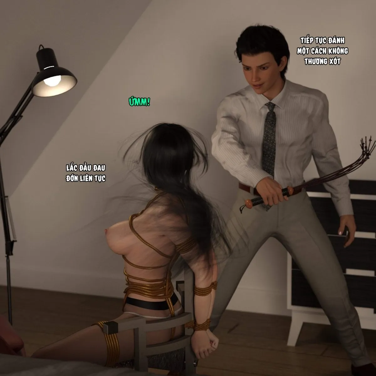 HentaiVN.net - Ảnh 28 - Đội nữ cảnh sát tất đen - Chap 3