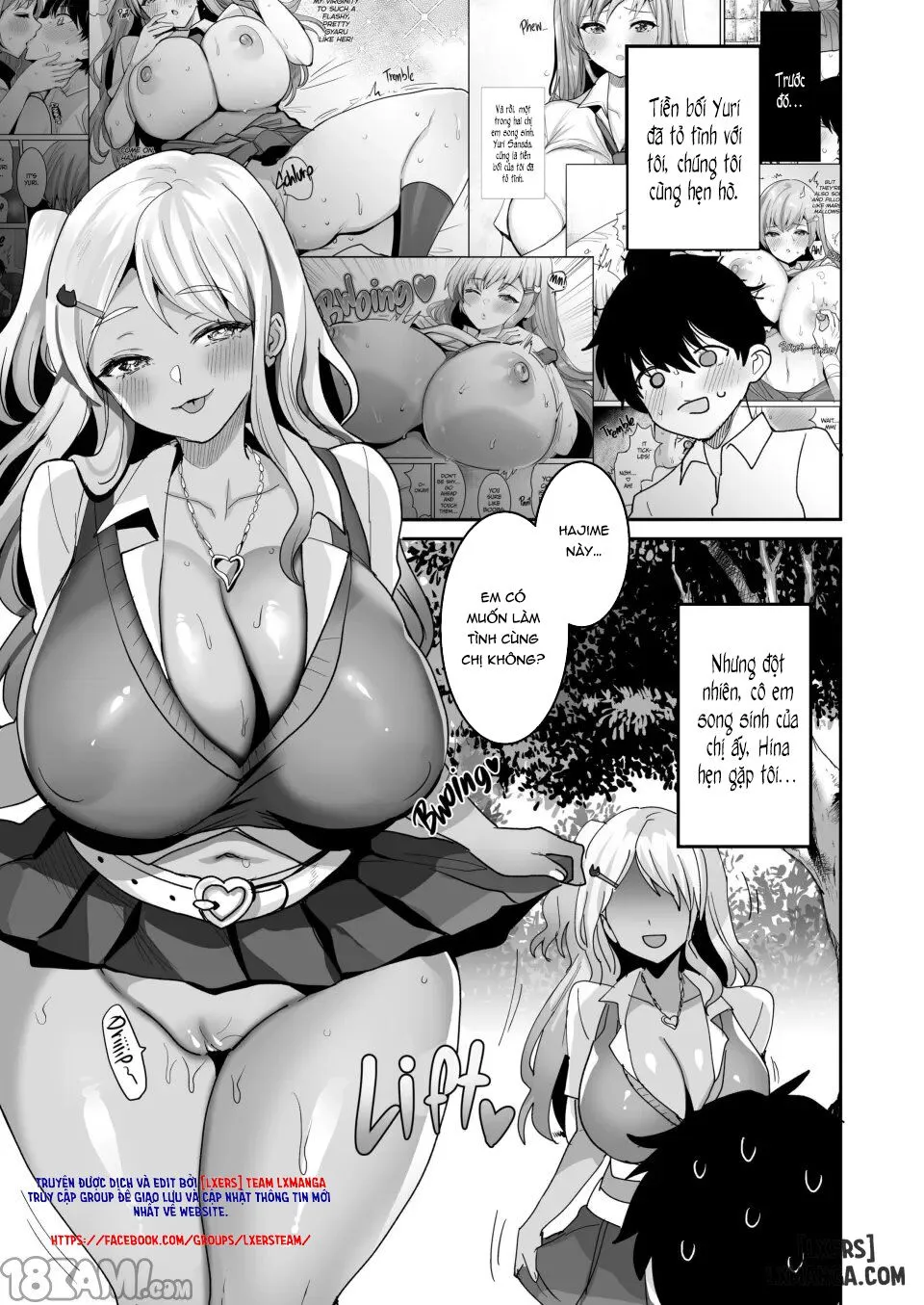 HentaiVN.net - Ảnh 3 - These Twin Gyarus Can't Get Enough Of My Cock 2 - Oneshot