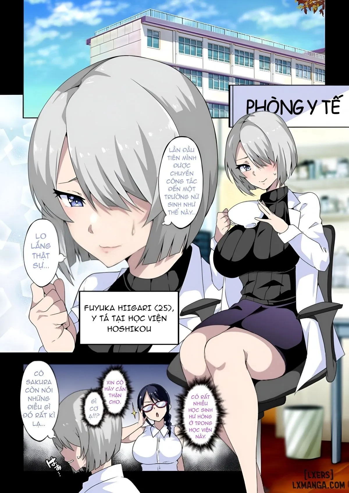 HentaiVN.net - Ảnh 3 - Do you hate lewd teachers? [Midara na Sensei wa Kirai desu ka?] - Chap 2 ~The Case of Fuyuka Hiiragi~