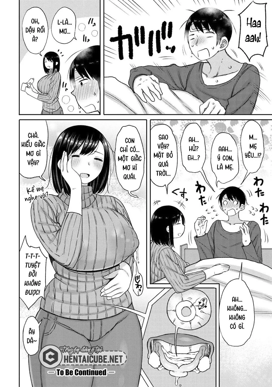 HentaiVN.net - Ảnh 21 - Haramitagari na Hahaoya ~Okaa-san to Ippai Kozukuri Shiyou ne~ - Chap 1 - Tôi yêu con trai mình (1)