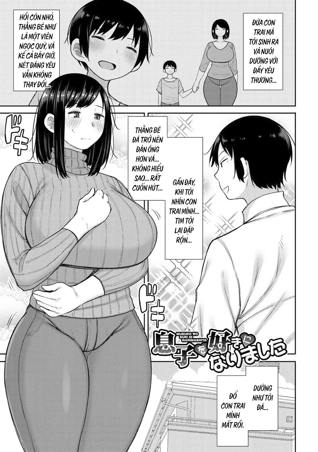HentaiVN.net - Ảnh 4 - Haramitagari na Hahaoya ~Okaa-san to Ippai Kozukuri Shiyou ne~ - Chap 1 - Tôi yêu con trai mình (1)
