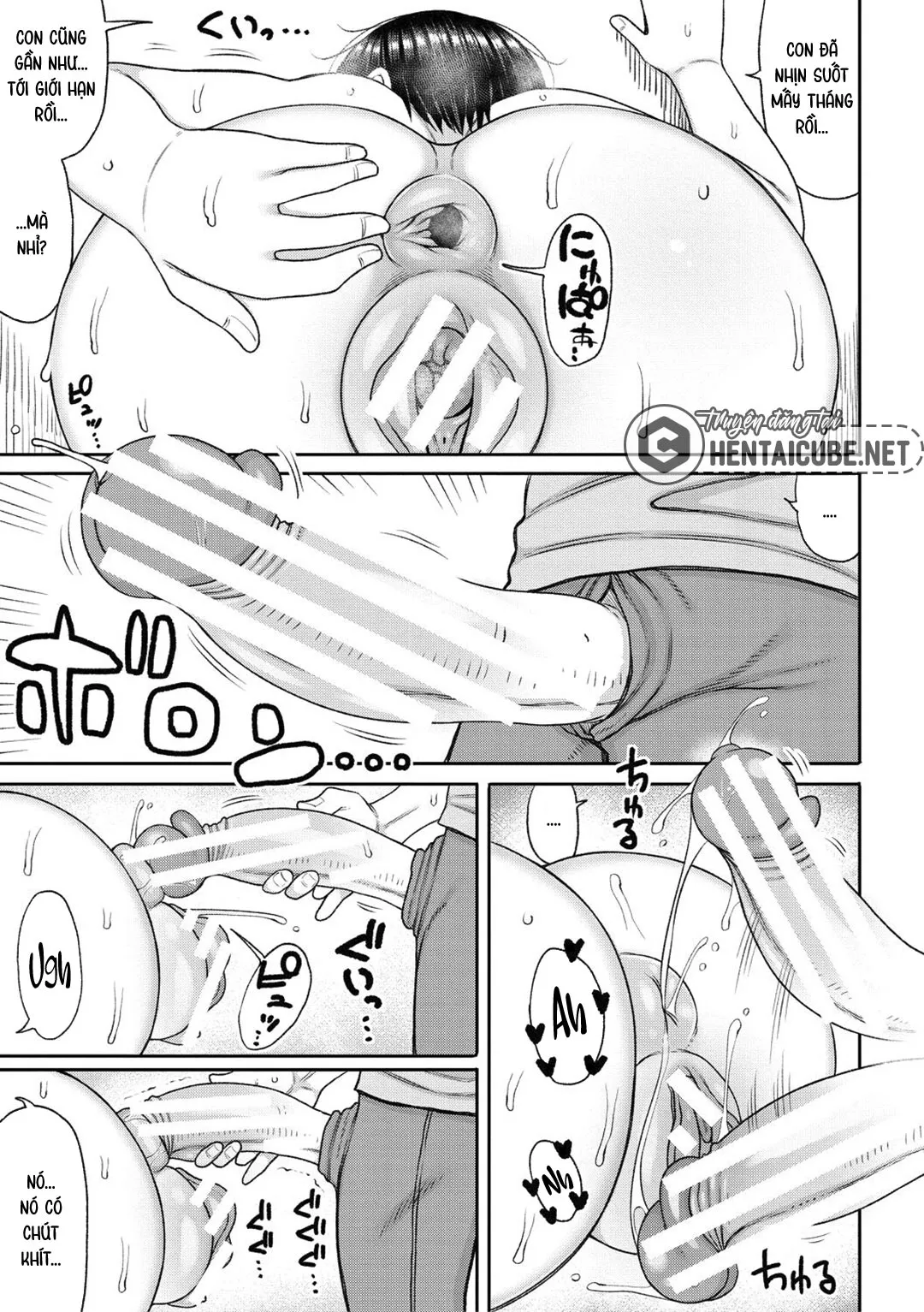 HentaiVN.net - Ảnh 6 - Haramitagari na Hahaoya ~Okaa-san to Ippai Kozukuri Shiyou ne~ - Chap 4 - Vắt sữa mẹ (2)