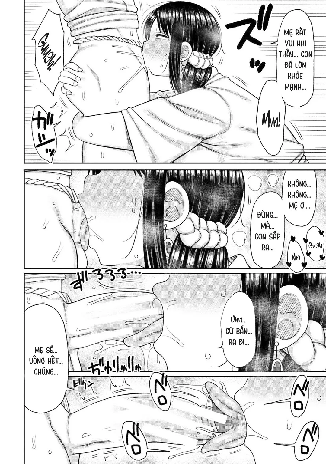 HentaiVN.net - Ảnh 11 - Haramitagari na Hahaoya ~Okaa-san to Ippai Kozukuri Shiyou ne~ - Chap 5 - Nghi thức trưởng thành