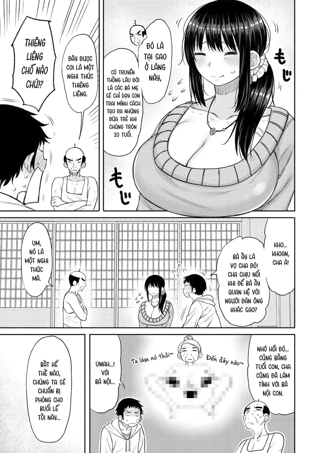 HentaiVN.net - Ảnh 4 - Haramitagari na Hahaoya ~Okaa-san to Ippai Kozukuri Shiyou ne~ - Chap 5 - Nghi thức trưởng thành