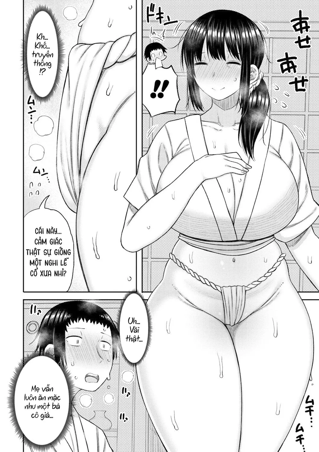 HentaiVN.net - Ảnh 7 - Haramitagari na Hahaoya ~Okaa-san to Ippai Kozukuri Shiyou ne~ - Chap 5 - Nghi thức trưởng thành