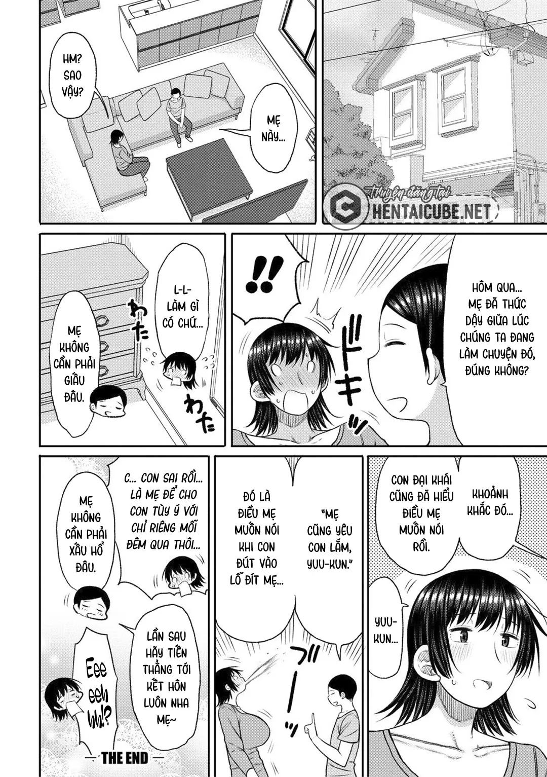 HentaiVN.net - Ảnh 23 - Haramitagari na Hahaoya ~Okaa-san to Ippai Kozukuri Shiyou ne~ - Chap 6 - Con chỉ yêu người mẹ cao lớn của mình thôi