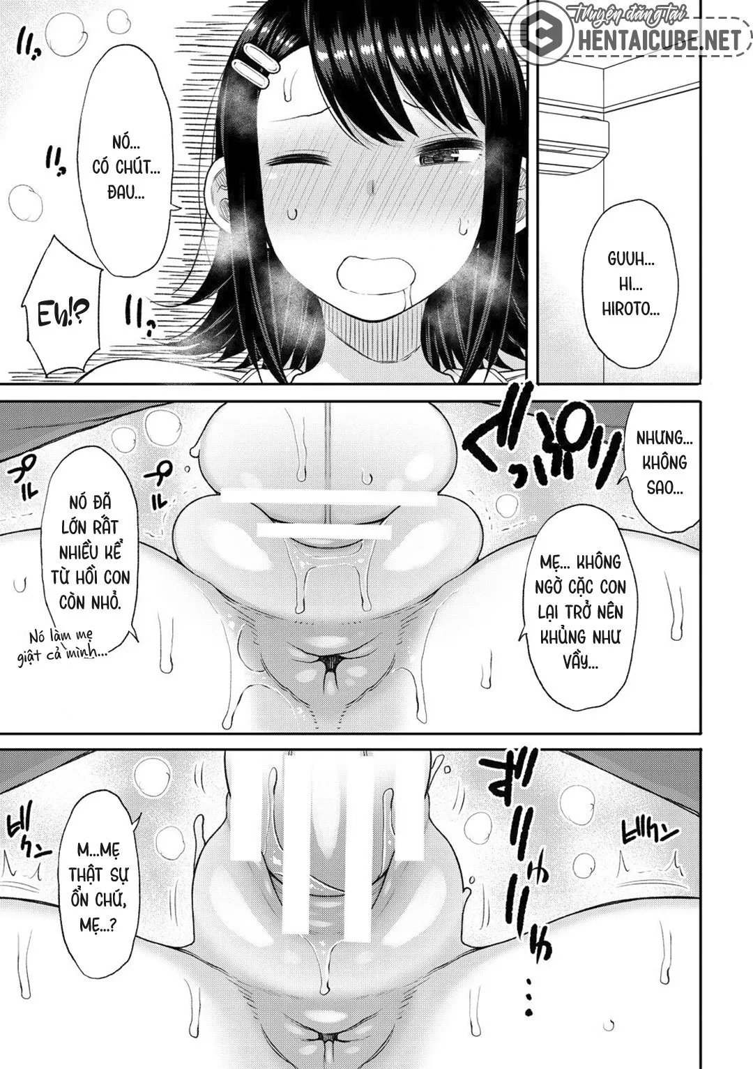 HentaiVN.net - Ảnh 16 - Haramitagari na Hahaoya ~Okaa-san to Ippai Kozukuri Shiyou ne~ - Chap 7 - Mẹ không mập
