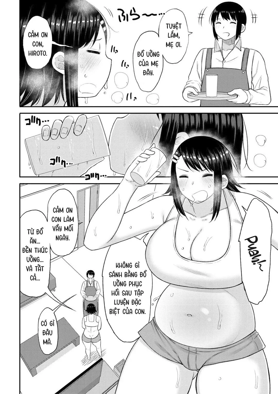 HentaiVN.net - Ảnh 3 - Haramitagari na Hahaoya ~Okaa-san to Ippai Kozukuri Shiyou ne~ - Chap 7 - Mẹ không mập