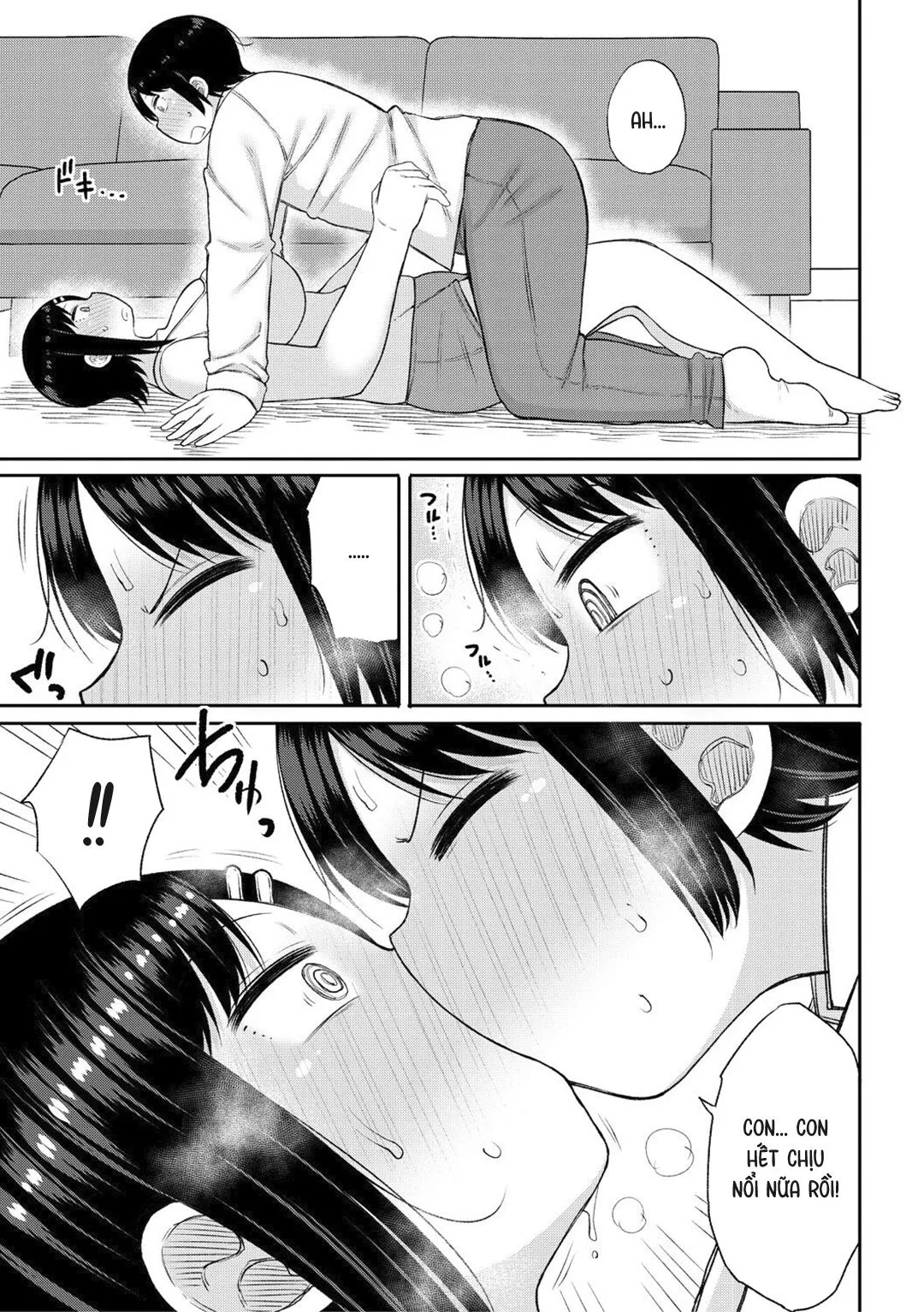 HentaiVN.net - Ảnh 8 - Haramitagari na Hahaoya ~Okaa-san to Ippai Kozukuri Shiyou ne~ - Chap 7 - Mẹ không mập