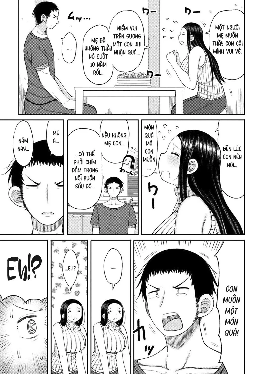 HentaiVN.net - Ảnh 4 - Haramitagari na Hahaoya ~Okaa-san to Ippai Kozukuri Shiyou ne~ - Chap 8 - Quà sinh nhật | END
