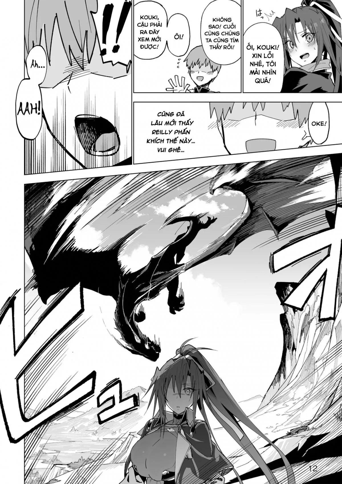 HentaiVN.net - Ảnh 10 - Nữ anh hùng ở dị giới [Isekai Mesu Yuusha] - Oneshot