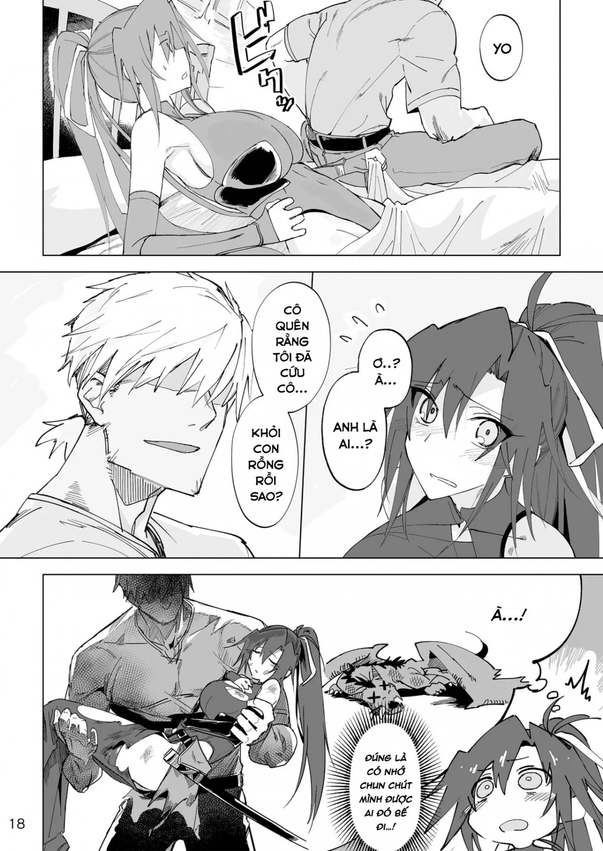 HentaiVN.net - Ảnh 16 - Nữ anh hùng ở dị giới [Isekai Mesu Yuusha] - Oneshot